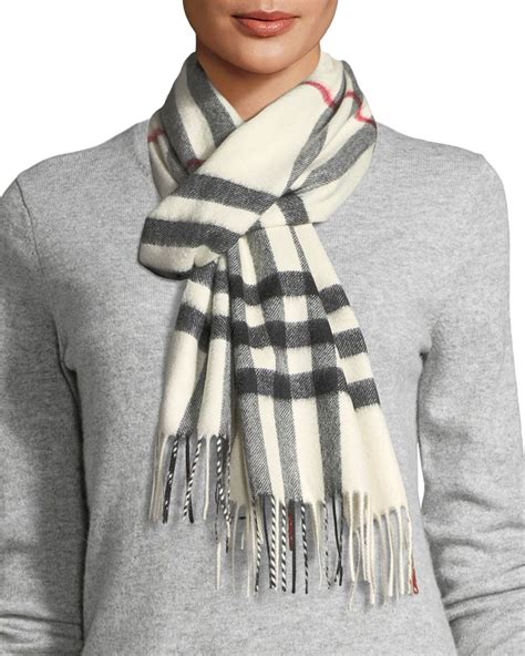 neiman marcus burberry cashmere scarf|Burberry Icon Check Cashmere Scarf .